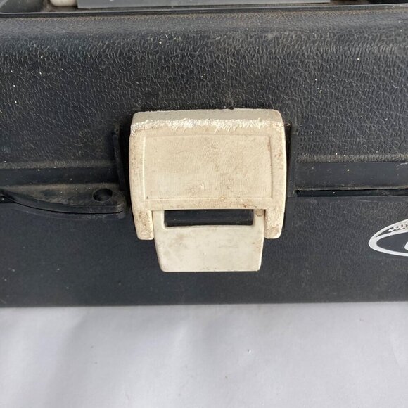 Vintage Old Pal 1040 Tackle Box Fishing Single Tray BLACK - Picture 6 of 9